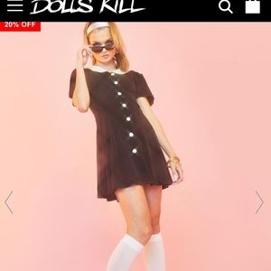 NWT Women’s Sugar Thrillz black dress size Large